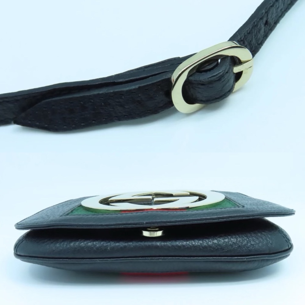 GUCCI Soho Interlocking G sherry line crossbody - Picture 10 of 11